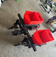 Machine agricole de plantation, semoir à maïs et soja à deux rangs, pour mini-tracteur.