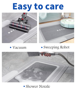Alfombrilla de Baño de Tierra de Diatomeas de Secado Rápido Ecológica, Minimalista, <span class=keywords><strong>Antideslizante</strong></span>, Duradera y Fácil de Limpiar - Product Image 4