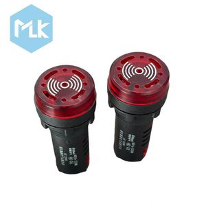 Buzzer lumineux MLK RED 22 mm avec indicateur d'alarme LED 380V IP20 Durée de vie de 50 000 heures Plastique SH16-22MS - Product Image 1