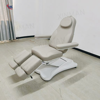 Nouvelle conception, fauteuil de pédicure personnalisé à base basse, mobilier hospitalier, fauteuil de podologie électrique à jambes séparées