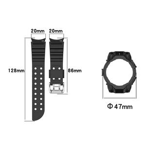 Correa de Repuesto para Reloj con Funda Protectora de Silicona, Diseño de Bucle Deportivo de Liberación Rápida para Relojes de 40 mm y 44 mm - Product Image 4