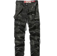 Pantalon de jogging décontracté pour homme BAWANGCHENG CAMO 2026, mi-lourd, 100 % coton, six poches, grande taille, séchage rapide, collection automne