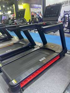 Tapis roulant de marche motorisé commercial Fitness Heavy Duty Running Machine avec bouton et écran LED pour le suivi des calories en salle de sport - Product Image 6