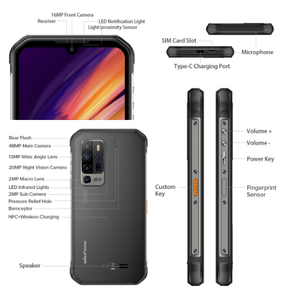 โทรศัพท์มือถือ <span class=keywords><strong>Ulefone</strong></span> <span class=keywords><strong>Armor</strong></span> 11 5G รุ่นทนทาน ระบบปฏิบัติการ Android หน่วยความจำ 8GB + 256GB มาตรฐานกันน้ำ IP68 หน้าจอ 6.1 นิ้ว FHD+ กล้อง 48MP รองรับ NFC - Product Image 4