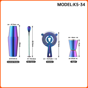 <span class=keywords><strong>Shaker</strong></span> à cocktails professionnel de luxe en acier inoxydable et <span class=keywords><strong>cuivre</strong></span>, 5 pièces, 750 ml, durable, par le fabricant de matériel de bar – Meilleure vente - Product Image 2