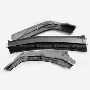 Para 2015-2016, para GT 7.ª generación S650, labio delantero de fibra de carbono tipo J con fácil instalación - Product Image 1