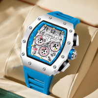Montres de luxe pour hommes ONOLA 6826W, montres sportives étanches, chronographe, montres à quartz pour hommes, luxe