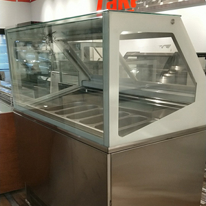 Congélateur ventilé 225W, comptoir en marbre SS304, vitrine à glace - Product Image 2