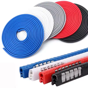 Lot de 4 protections de bord de porte <span class=keywords><strong>en</strong></span> métal multicolores – Bande de protection anti-rayures pour portières de SUV et camions - Product Image 4