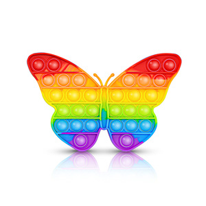 Jincan arc-en-ciel décompresser Table d'échecs Silicone matériel jouet à presser pour enfants pour la pensée arithmétique mentale - Product Image 1