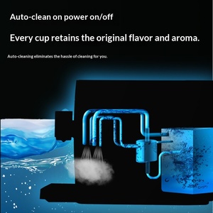 เครื่องชงกาแฟอัตโนมัติเต็มรูปแบบ Deyi Color Screen พร้อมปุ่มเดียวสำหรับทำฟองนม บดเมล็ดกาแฟสดใหม่ ความจุ 16 ถ้วย แรงดันปั๊ม 15-20 บาร์ Deyi Color - Product Image 1