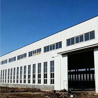 Kit de construction métallique moderne, structure en acier préfabriquée, atelier, garage, entrepôt, bâtiment en acier à grande portée, capacité de grue 1-200 tonnes 5