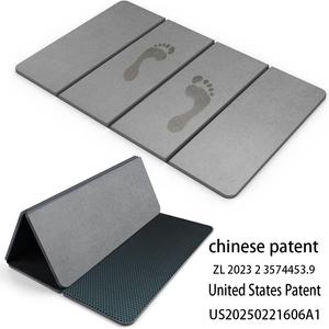 พรมเช็ดเท้าคุณภาพสูง ซึมซับน้ำได้ดี แห้งเร็ว พรมเช็ดเท้าแห้งเร็ว พรมเช็ดเท้าห้องน้ำ ทำจากเบอร์กมีล - Product Image 3