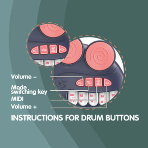 Đàn Piano Điện Tử, Đồ Chơi Âm Nhạc Vui Nhộn, Đánh Trống Bằng Tay, Xếp Hình, Quà Tặng Sinh Nhật Cho Trẻ Em - Product Image 4