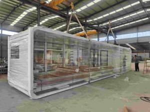 La migliore vendita di case portatili Apple 2 camere da letto casa contenitore prefabbricata casa contenitore 20/40 <span class=keywords><strong>piedi</strong></span> mobile mela cabina modello - Product Image 5