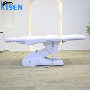 Kisen Beauty Bed Customized <b>Electric</b> Adjustable 3 Motors Lash Tattoo Chair Removable Armrest High Load-bearing Capacity <b>Table</b> - Product Image 2