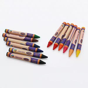 Ensemble <span class=keywords><strong>de</strong></span> crayons <span class=keywords><strong>de</strong></span> <span class=keywords><strong>cire</strong></span> <span class=keywords><strong>de</strong></span> haute qualité avec logo personnalisé, couleurs brillantes multiples, ensemble <span class=keywords><strong>de</strong></span> crayons soyeux pour enfants, dessin - Product Image 4
