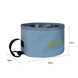 Custom Japanese Style Waterproof Foldable <b>Dog</b> Bowl Portable Pet Feeder OEM Private Label Attachable Travel Water Food Bowl - Product Image 5