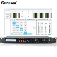 Procesador de Señal Digital Sinbosen AS-4.8 con 4 Entradas y 8 Salidas para Gestión de Altavoces de Karaoke y Audio Profesional