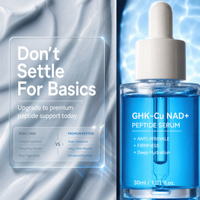 Sérum facial GHK-Cu NAD Blue Copper Peptide, doux pour la peau, facile à absorber, hydratant, raffermissant, essence faciale OEM