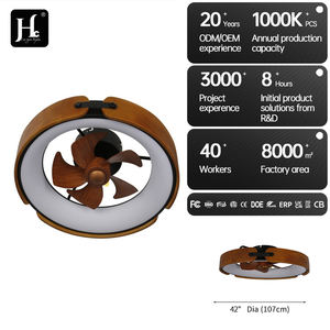 Ventilador de Techo Moderno de 110V con Acabado de Grano de Madera, Montaje Empotrado Ultra Silencioso para Dormitorio, Comedor, Sala de Estar - Product Image 5