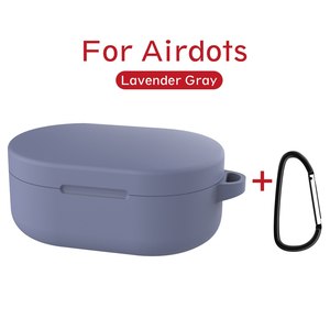 Para Redmi <span class=keywords><strong>Airdots</strong></span> caso cubierta de silicona caso para <span class=keywords><strong>Xiaomi</strong></span> Redmi <span class=keywords><strong>Airdots</strong></span> aire puntos TWS versión juvenil con Anti-Perdida gancho - Product Image 2