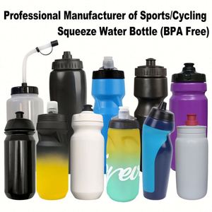 Bouteille d'eau en plastique personnalisée avec logo, sans BPA, 610 ml, à presser, pour sport, extérieur, gym, voyage, cyclisme, vente en gros - Product Image 6