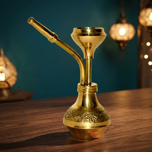 Cachimba de latón para uso comercial y personal en cafeterías, restaurantes y salones de shisha árabes a precio de mayorista - I H C - Product Image 4