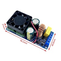 Module d'amplificateur de classe D IRS2092S 500W Mono - Carte d'amplification audio haute fréquence avec double alimentation CC pour caisson de basses de voiture