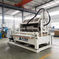 Machine entièrement automatique pour la fabrication de barquettes à œufs en papier recyclé, multi-moules pour la fabrication de barquettes à fruits et de cartons à œufs