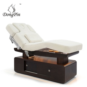 USA <strong>Free</strong> Shipping Modern Metal Thermal Electric Spa Bed 4 Motors Adjustable Beauty Bed Frame <strong>Massage</strong> Living <strong>Room</strong> Hotel Outdoor - Product Image 1