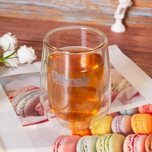 Verres à <span class=keywords><strong>Latte</strong></span> <span class=keywords><strong>Macchiato</strong></span> de qualité professionnelle, résistants à la chaleur, à <span class=keywords><strong>double</strong></span> <span class=keywords><strong>paroi</strong></span>, compatibles lave-vaisselle et micro-ondes (180 degrés). - Product Image 2