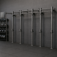 Barre de traction murale OEM ODM en acier robuste, rack de squat, équipement de musculation pour salle de sport commerciale