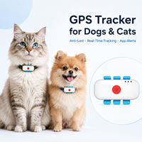 Rastreador GPS 4G Impermeable para Mascotas, Collar para Perros con Alerta de Posición en Tiempo Real, Geocerca, Registro de Salud y Pasos, Localizador de Rutas Históricas