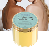 Marque privée beurre corporel blanchissant crème peau crue biologique non raffinée nourrissant sécheresse beurre corporel éclaircissant