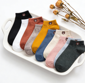 <span class=keywords><strong>Lot</strong></span> en gros 2026ZP de chaussettes courtes en coton à motif d'ours de dessin animé pour femmes, douces et confortables, vente en gros - Product Image 1