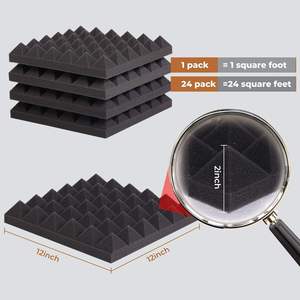 Panneaux acoustiques en <span class=keywords><strong>mousse</strong></span> de haute qualité, décoration intérieure moderne et simple, panneaux muraux d'<span class=keywords><strong>isolation</strong></span> acoustique, <span class=keywords><strong>mousse</strong></span> insonorisante - Product Image 5