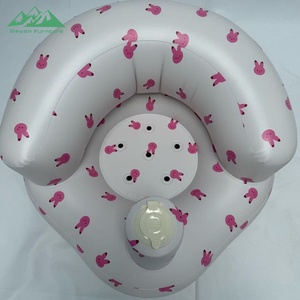 Sedia Gonfiabile Pieghevole per Bambini Wayon in PVC con Stampa Limoni Rosa, Seduta Comoda per il Gioco dei Bambini in Parco - Product Image 6