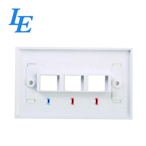 Placa de pared Ethernet RJ45 RJ11, placa frontal modular - Product Image 1