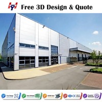 Edificio de Almacenamiento con Estructura de Acero, Oficina en Almacén, Estructura de Acero Ligero, Kit de Construcción de Fábrica para Almacenamiento Comercial