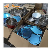 Set Peralatan Masak Anti Lengket Stok Pabrik Berlebih dengan Panci Masak Anti Lengket dan Set Wajan Anti Lengket untuk Dapur Malaysia