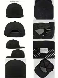 Gorra de Béisbol Trucker Personalizada OEM, Impermeable, de 6 Paneles, Transpirable, con Perforaciones Láser, Estilo Melin Hydro - Product Image 4