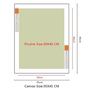 Quadro Diamantato Fai da Te: Fiori e Montagne, Stampa Moderna, Arte Diamantata 5D con Polvere <span class=keywords><strong>di</strong></span> Fata, Immagine Personalizzabile - Product Image 3