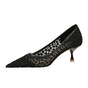 Zapatos de Plataforma Elegantes y Sensuales para Mujer, con Tacón Delgado, Malla Recortada, Encaje Transpirable, para Verano, Invierno, Primavera y Otoño - Product Image 2
