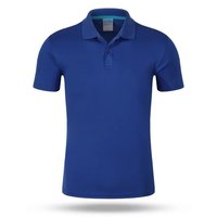 Kaus Polo Golf pria, kaos olahraga bernafas pola padat kering sublimasi