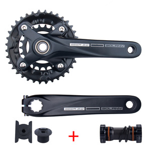 Juego de Bielas Bolany 104BCD 170mm Hueco Integrado con Doble Plato BSA BB68/73mm para Bicicleta de Montaña - Product Image 2