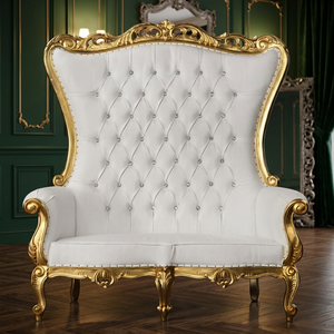 Luxury Durable Midcentury Tufted Fabric Ball Chair with 100% Solid Wood <b>Frame</b> for Living Room & Bedroom Furniture - Product Image 2