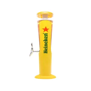 Großhandel Bier-Kegel Desktop-Bier-Turm-Dispenser benutzerdefiniertes Logo Pantone-Farbkarte kann mit Eis gefüllt werden Bier Getränk-Dispenser