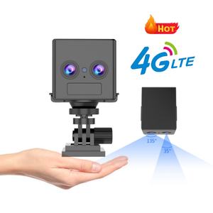 Prix de gros UE 4G <span class=keywords><strong>Zoom</strong></span> double objectif Petite caméra Stockage <span class=keywords><strong>gratuit</strong></span> en nuage Réseau 4G Surveillance à distance Batterie Mini caméra de sécurité - Product Image 1