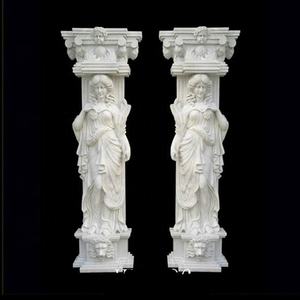 Colonne Romane Moderne per Giardino a Prezzo di Fabbrica, Quattro Stagioni, 100% Marmo Naturale, Scolpite a Mano, Altamente Lucidate - Product Image 3